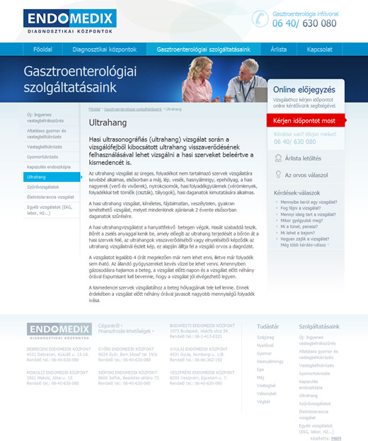 Endomedix - ultrahang