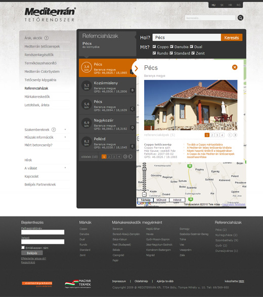 Mediterrán - referenciaházak