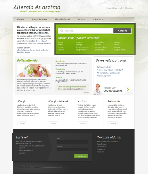 network - az egyik főoldal