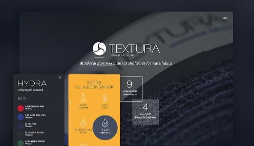 TEXTURA weboldal