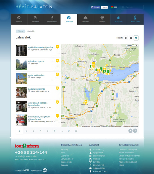 West-Balaton látnivalók
