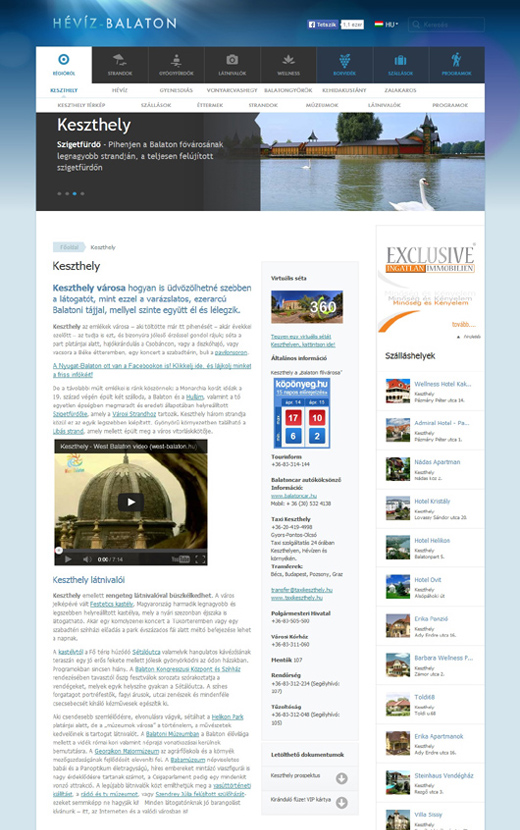 West-Balaton tartalmi oldal